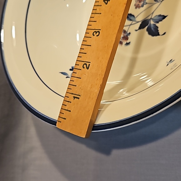 NEW Noritake Blue Chintz 9104 Round Vegetable Serving Bowl - Picture 6 of 8